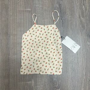 Zara Watermelon Tie Tank Top